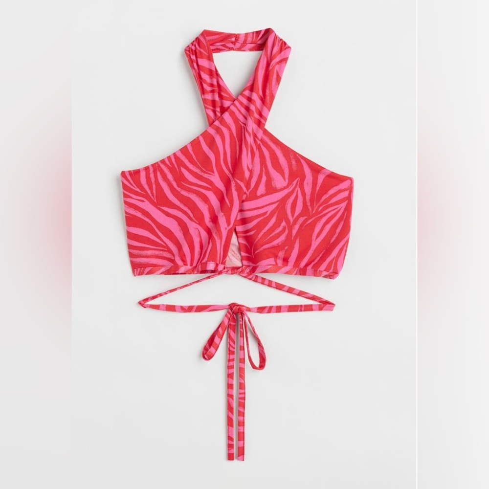 NWT H&M Halterneck Crop Top